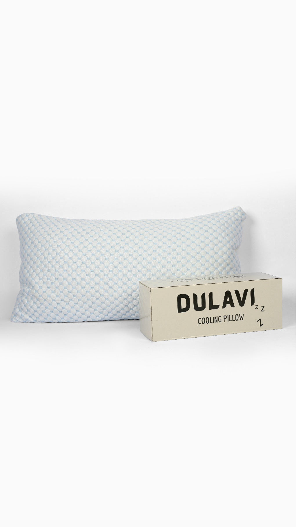 Cooling memory foam pillow