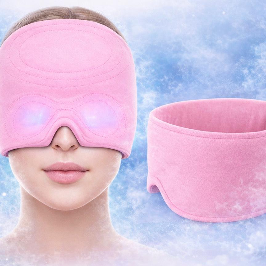 Dulavi Cooling Eye Mask - Pink Edition