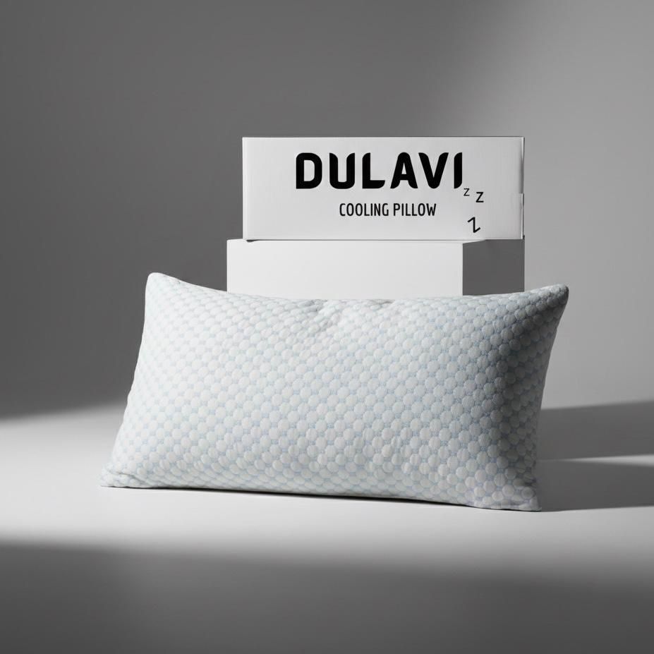 Cooling memory foam pillow